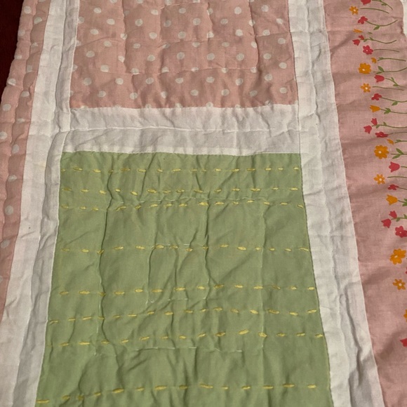 Vintage duvet Patchwork Quilt size 66” X 86” cotton 100% - Picture 6 of 10